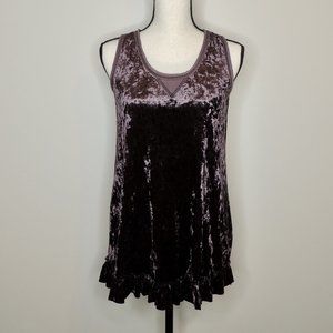 Mystree Velvet Tank